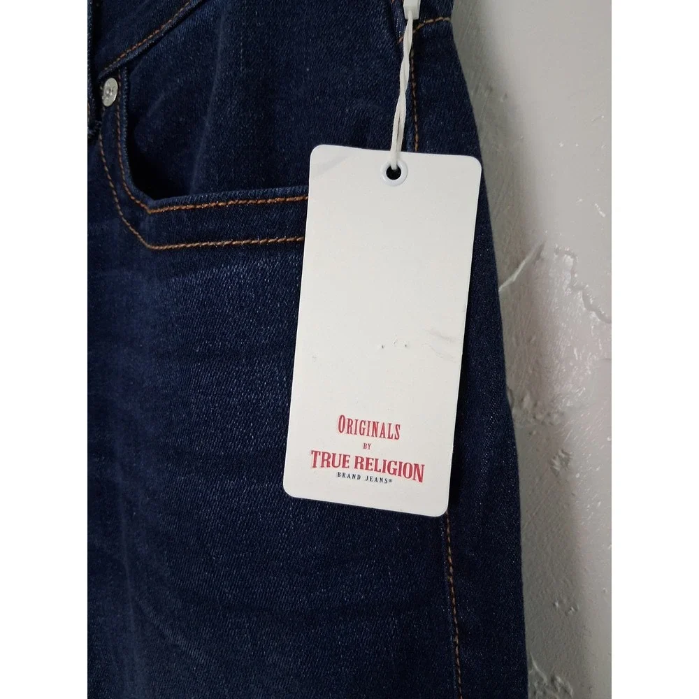 True‎ Religion Bobby Relaxed Baggy Jeans Size 28 X 30 Dark Wash Indie Sleaze